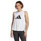 Adidas Train Essentials Big Performance Logo Wmns Tank "White"