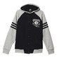 Adidas Washed Baseballjacke Brooklyn Nets(Negro/Gris)