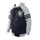 Adidas Washed Baseballjacke Brooklyn Nets(Negro/Gris)