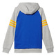 Adidas Washed Baseballjacke Golden State Warrios (Azul/Gris/Amarillo)