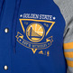 Adidas Washed Baseballjacke Golden State Warrios (Azul/Gris/Amarillo)