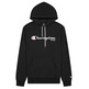 Champion Basketball USA Script Logo Tap Fleece Hoodie "Black"