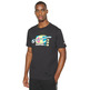 Champion Basketball Legacy Script Logo Spray Neon Tee "Schwarz"