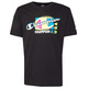 Champion Basketball Legacy Script Logo Spray Neon Tee "Schwarz"