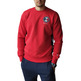 Champion Basketball USA Script Logo Tap Fleece Sweatshirt "Red"