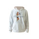 Champion Basketball Vintage Script Logo Kapuzenpullover "White"