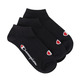 Champion Casual Sneaker Socken 3PP "Schwarz"