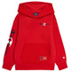 Champion Kids Basketball Logo Fleece Hoodie "Red"