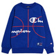 Champion Kids Basketball Logo Fleece Sweatshirt "Blau"