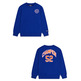 Champion Kids Modern Basketball Logo Sweatshirt "Blau"