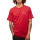 Champion Legacy Farbe Block Script Logo Back Tee "Red"