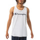 Champion Legacy Kontrast Scrip Logo Tank Top "Weiß"