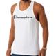 Champion Legacy Baumwolle Kontrast Scrip Logo Tank Top "Weiß"