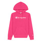 Champion Legacy Wm ́s Front Script Logo Hoodie "Pink Fuschia"