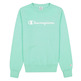 Champion Legacy Wm ́s Front Script Logo Sweatshirt "Lime Green"