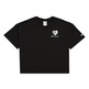 Champion Legacy Wm ́s Logo Love Crewneck Tee "Schwarz"