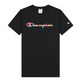 Champion Legacy Wm ́s Script Colors Logo T-Shirt "Black"