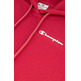 Champion Legacy Wn ́s Small Script Logo Print Hoodie "Burgundy Red"