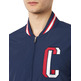 Champion Rochester Bookstore Full-Zip Thin Short Sleeve Jacke "Navy"