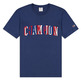 Champion Rochester Buchhandlung Multicolour Cotton T-Shirt "Navy"