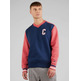 Champion Rochester Buchhandlung V-Neck Fleece Sweatshirt "Navy-Red"