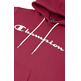 Champion Script Logo Print Baumwolle Terry Hoodie "Dark Purple"