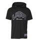 Champion Sport Lifestyle Basketball USA Logo Comfort Fit T-Shirt mit Kapuze "Black"