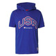 Champion Sport Lifestyle Basketball USA Logo Comfort Fit T-Shirt mit Kapuze "Nautical Blue"