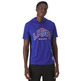 Champion Sport Lifestyle Basketball USA Logo Comfort Fit T-Shirt mit Kapuze "Nautical Blue"