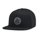 Curry Flat Brim Snapback "Black"