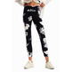 Desigual Floral Sport Leggings "Black-White"