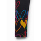 Desigual Girls Hearts Long Leggings "Black"