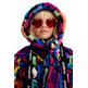 Desigual Girls Mehrfarbig Pelzjacke "Tutti Fruti"