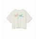 Desigual Girls Mehrfarbig Logo T-Shirt "White"