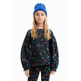 Desigual Girls Sweatshirt mit Herzbildern