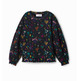 Desigual Girls Sweatshirt mit Herzbildern