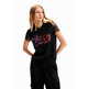 Desigual Graffiti Love T-Shirt "Black"