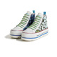 Desigual High-Top Sneakers "Embroidered Flowers"