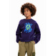 Desigual Junior Oversize Peace Sweatshirt "Blau"