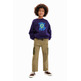 Desigual Junior Oversize Peace Sweatshirt "Blau"