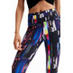 Desigual Leggings Sport Digital "Schwarz"