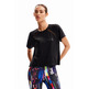 Desigual Mesh Sport T-Shirt "Black"