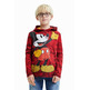 Desigual Junior Mickey Maus Kapuzen T-Shirt