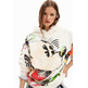 Desigual Oversize Mickey Maus Sweatshirt "Beige"