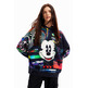 Desigual Oversize Mickey Maus Sweatshirt "Black"