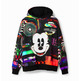 Desigual Oversize Mickey Maus Sweatshirt "Black"