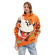 Desigual Oversize Mickey Maus Sweatshirt "Orange"