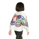 Desigual Girls Oversize Sweatshirt Butterfly