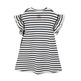 Desigual Girls Striped Mickey Maus Kleid