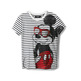 Desigual Striped Mickey Maus T-Shirt